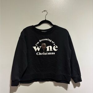 Fifth Sun Black Wine Christmas Tee